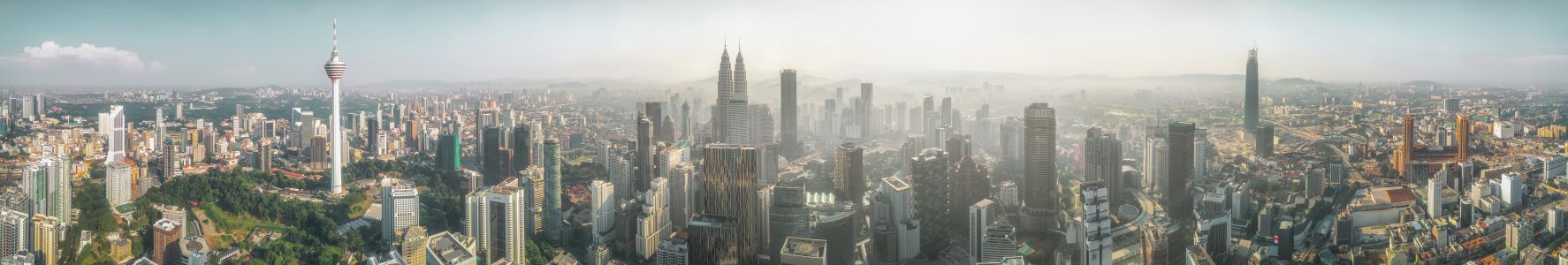 建筑,吉隆坡,现代建筑,城镇,都市,国外,雾,日出,全景,航拍,旅游,背景素材,自然图像,自然风景,天空