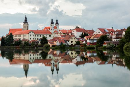 现代建筑,国外,江河,建筑,自然风光,天空,捷克