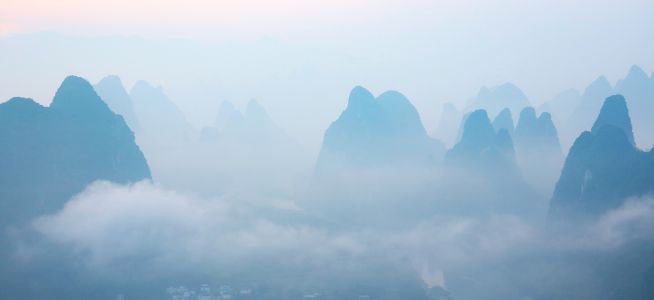 自然风景,山峦,云雾,自然风光,天空