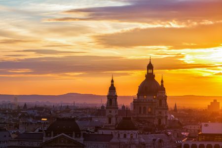 建筑,天空,国外,城镇,日落