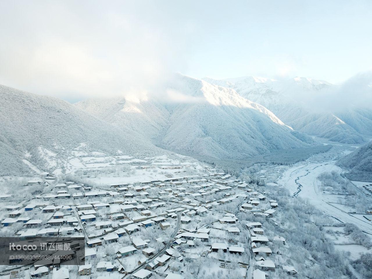 雪山,冰雪,自然风光