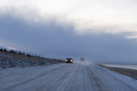 雪,自然风光,公路,冰岛,天空,道路,交通工具,汽车