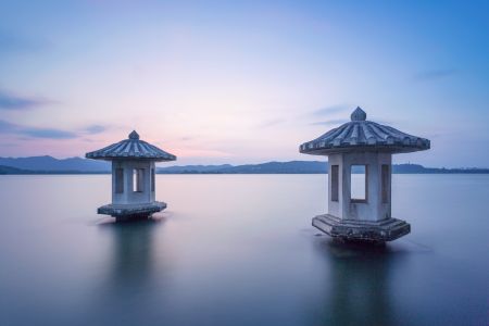 建筑,湖泊,自然风光,特写,历史古迹,天空,山川