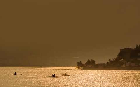 江河,自然风光,全景,天空