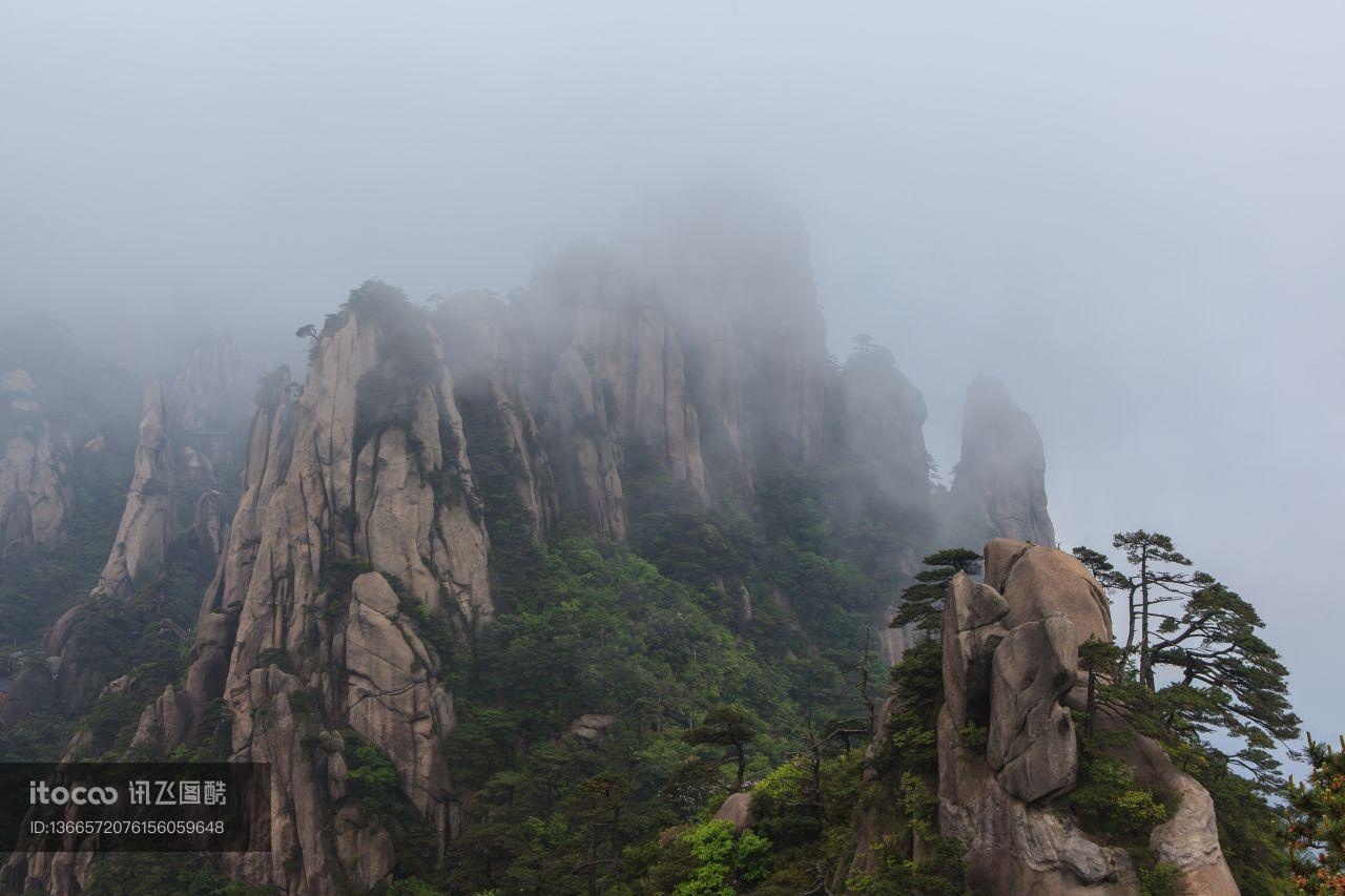山川,云雾,中国
