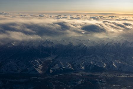 雾,白云,自然风光,山川,天空