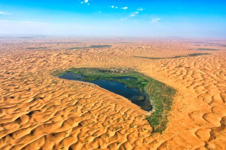 沙漠,自然风光,湖泊