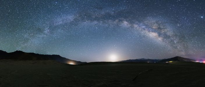 自然风光,星星,星空,夜晚,天空,山川