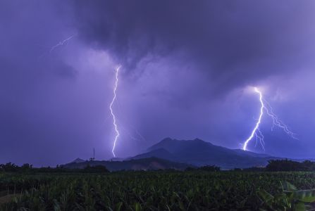 自然图像,气候气象,雷电灾害,闪电,天空,自然风光