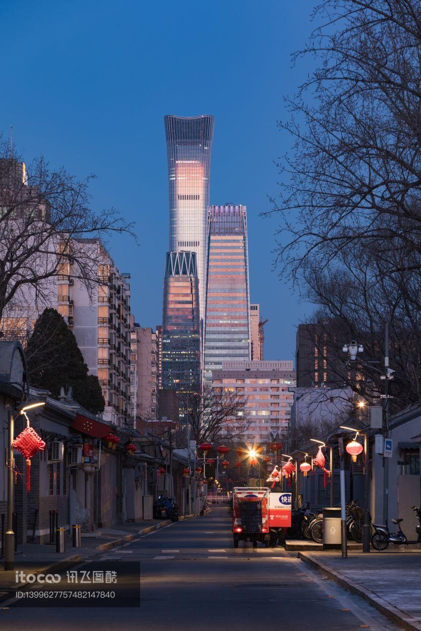 建筑,都市夜景,中国