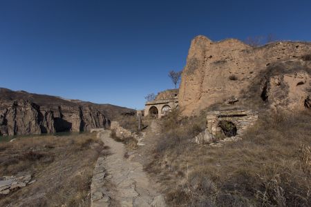 建筑,文明遗迹,传统建筑,长城,中国,忻州,老牛湾,山西,山川,自然风光