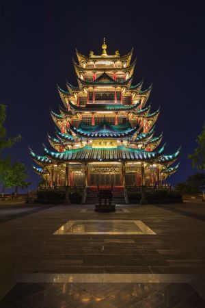 鸿恩寺森林公园,传统建筑,建筑,中国,重庆,自然风光