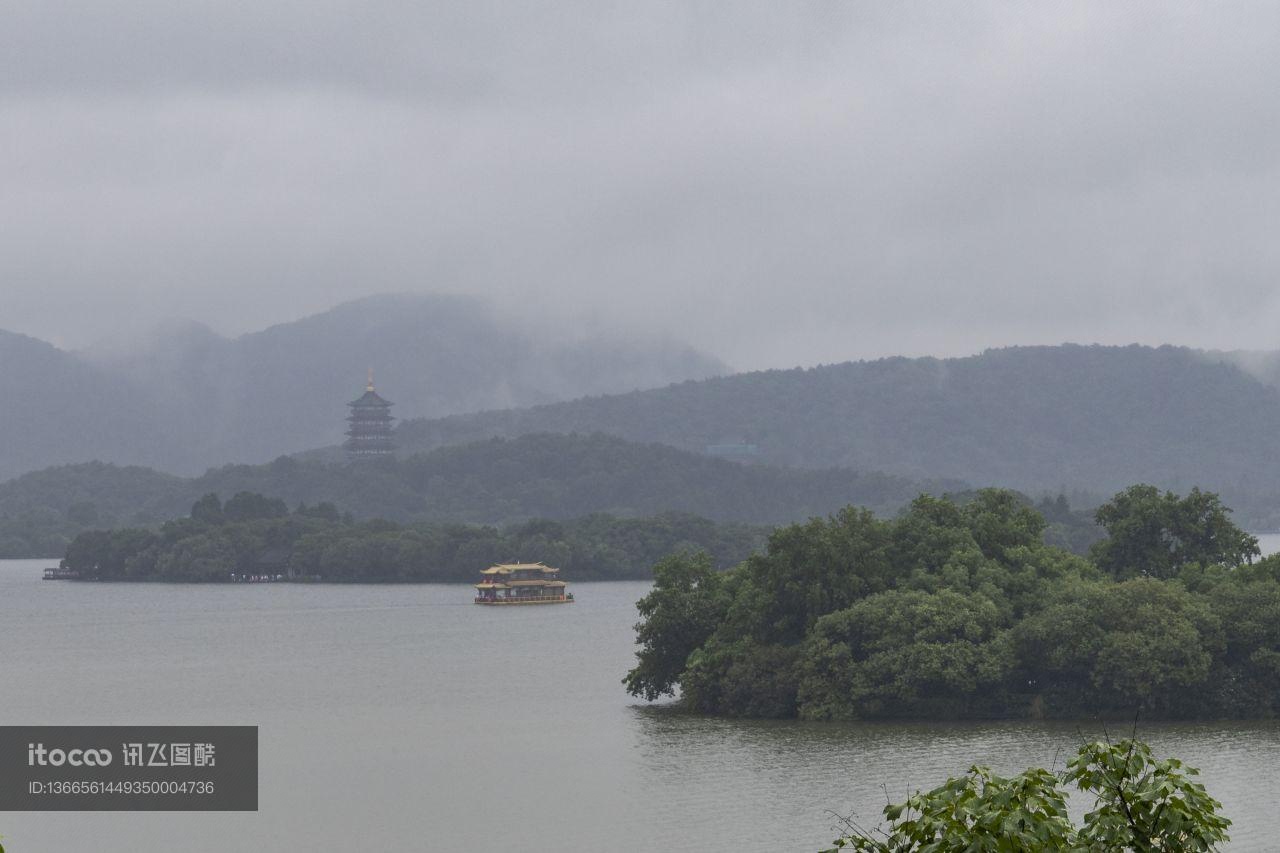 湖泊,江河,中国