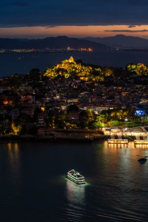 建筑,江河,建筑夜景,都市夜景,夜景照明,城市夜景照明,城镇