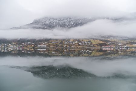 建筑,城镇,海洋,自然风景,云雾,气候气象