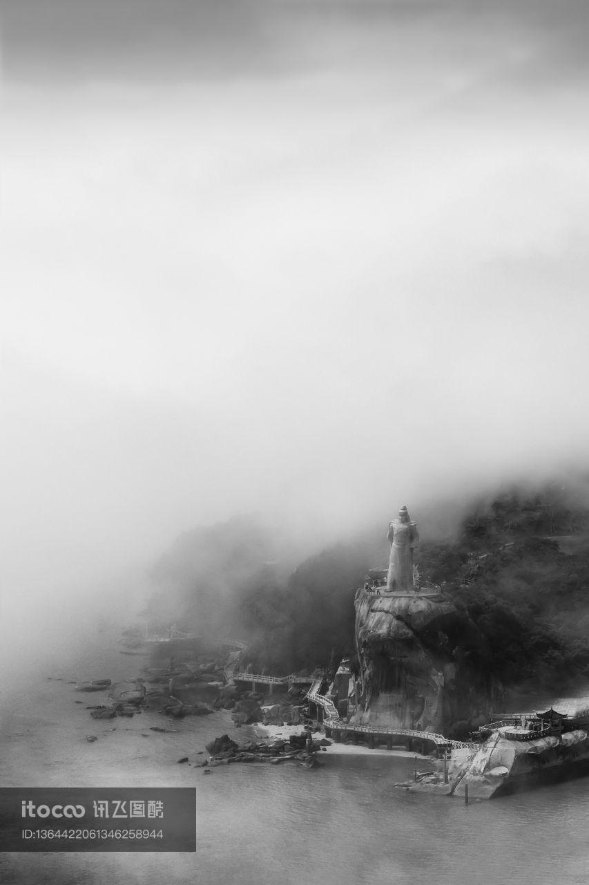 雾,自然风光,江河