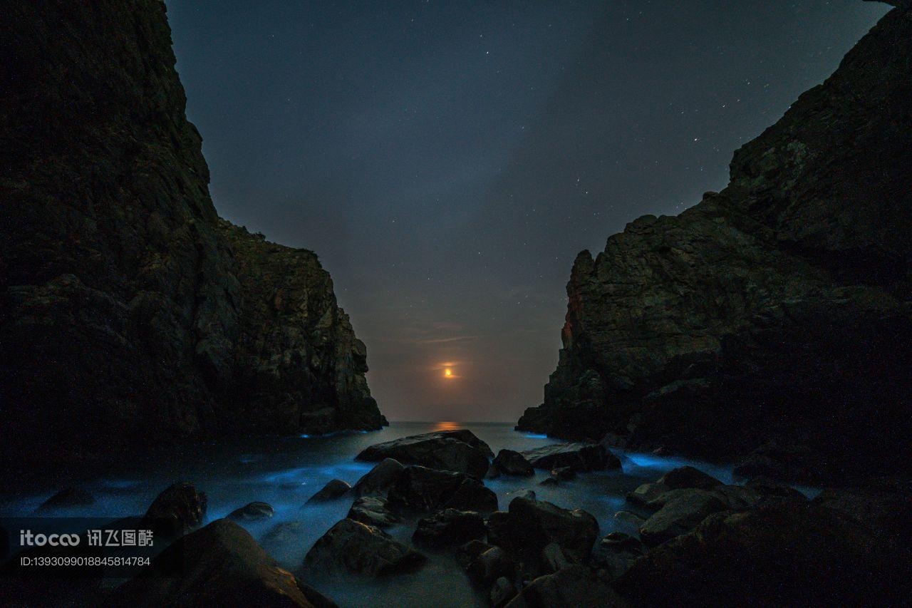 夜晚,自然风光,天空