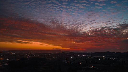 天空,自然风光,日落