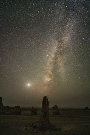 自然风光,青海,天空,星星,星空,夜晚,中国