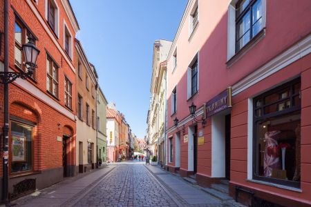 街道,现代建筑,城市街道,城镇,建筑,都市,国外,巷道,波兰,托伦
