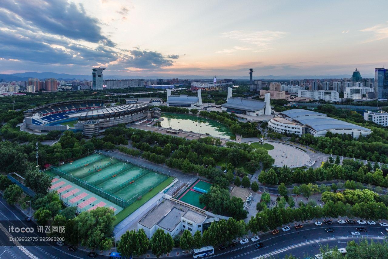 城镇,奥林匹克体育中心,中国