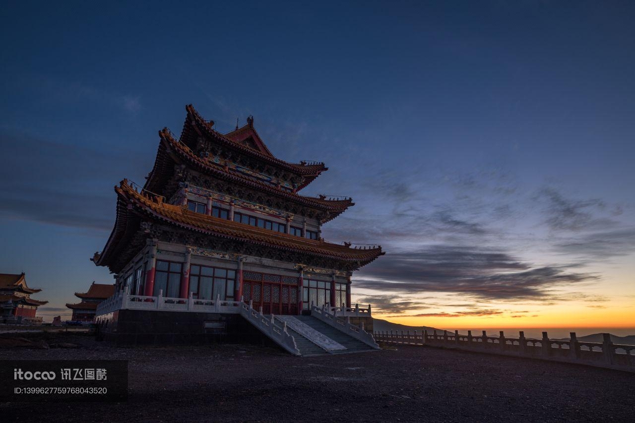 山川,五台山,自然风光