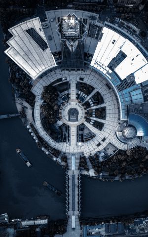 建筑,航拍,城镇,江河,交通工具,船