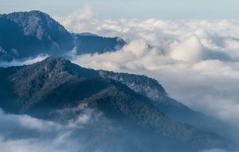 白云,云雾,中国,阿里山,自然风光,台湾,山川
