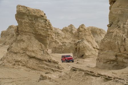 戈壁,海西,俄博梁,中国,自然风光,青海,荒漠,岩石,全景