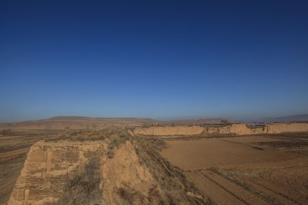 黄土高原,中国,山西,天空,建筑,历史古迹,大同