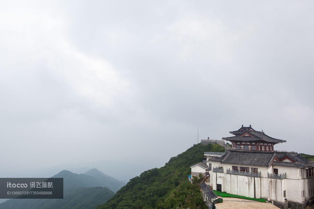 山川,天空,大洪山