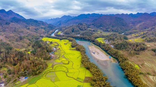 森林,山川,湖泊,江河,自然风光,天空,全景