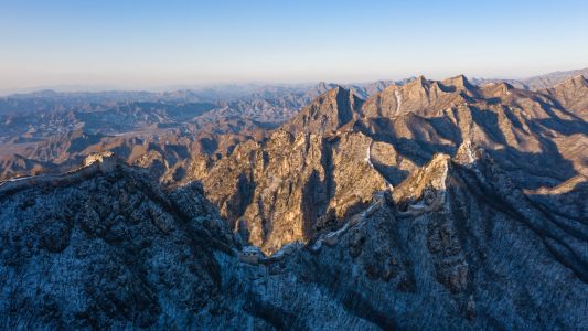 自然风光,雪山,怀柔,中国,北京