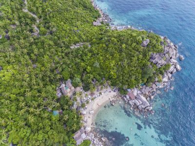 自然风光,海岛,俯瞰,海洋,森林