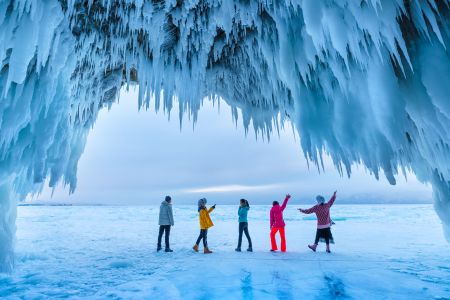 人像,冰雪,自然风光,雪,国外,人物活动,俄罗斯