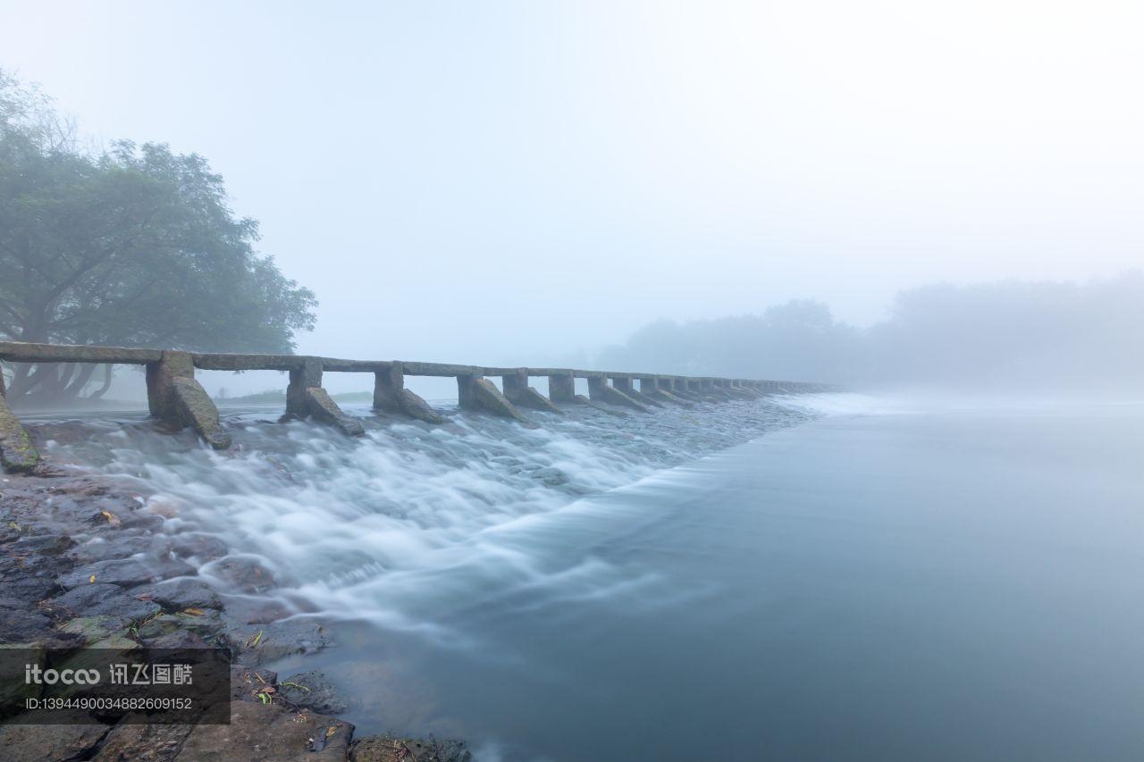 自然风光,江河,天空