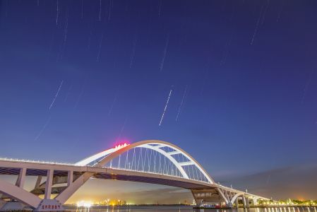 五缘大桥,建筑,桥,现代建筑,桥梁,非自然图像,夜景照明,建筑夜景,道路,生活工作,中国,福建,天空,夜晚,全景,旅游,海洋