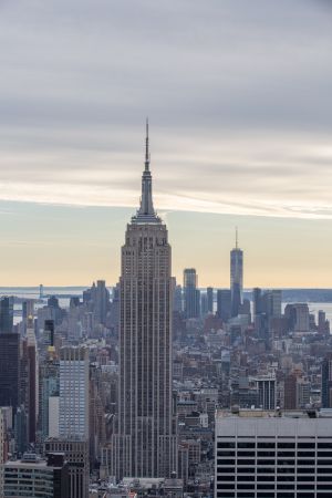 城镇,都市,全景,现代建筑,高楼大厦,建筑,天空