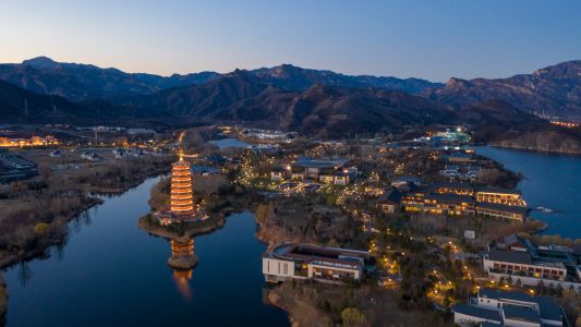 建筑,怀柔,传统建筑,寺塔,江河,民居,中国,北京