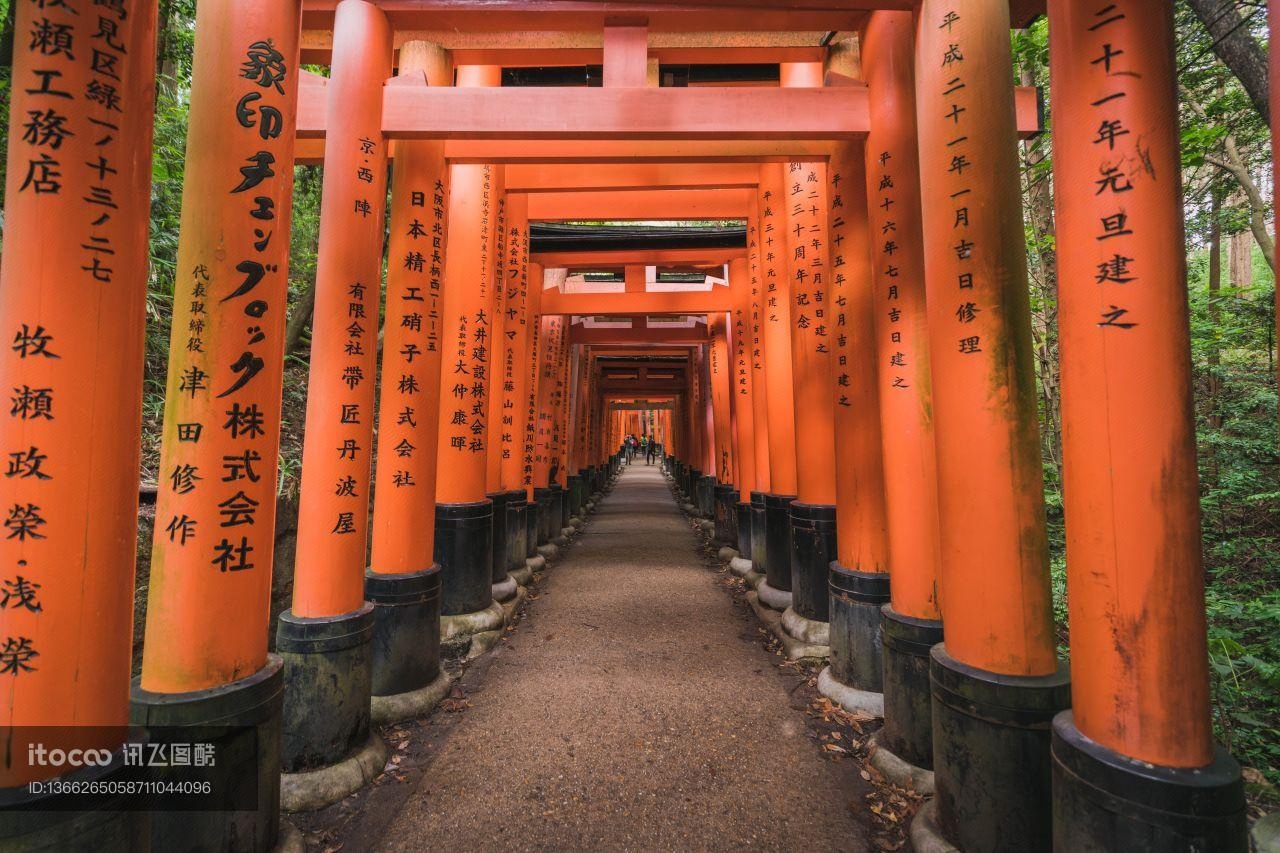 建筑,景点,千本鸟居