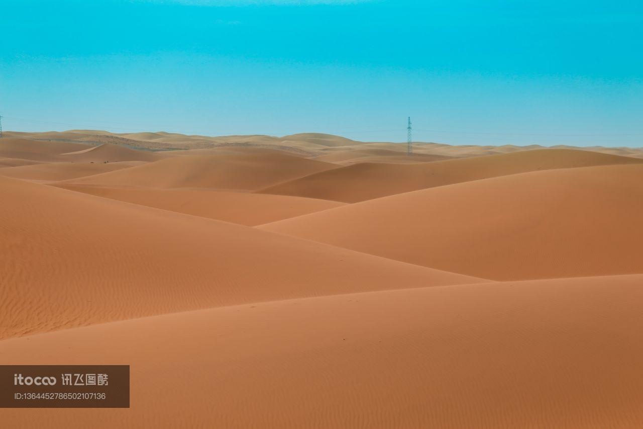 沙漠,自然风光,荒漠