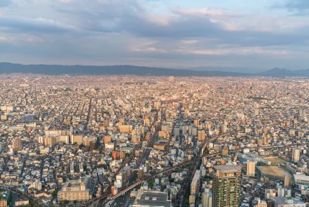 建筑,城镇,鸟瞰图,现代建筑,都市,城市道路,天空