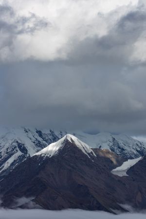 自然风光,中国,四川,雪山,川西,天空,特写