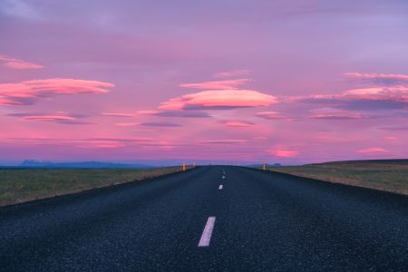 天空,卷积云,气候气象,建筑,公路,城镇,道路