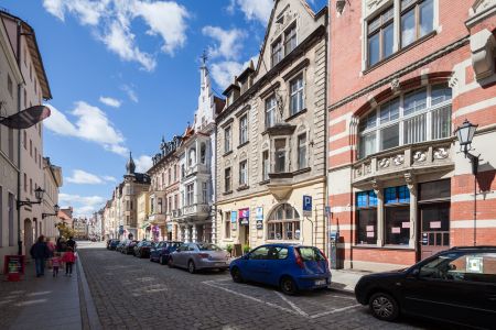 现代建筑,城市街道,城镇,建筑,都市,国外,街道,步行街,波兰,托伦