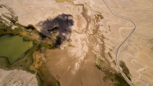 自然风光,平原,航拍,湖泊