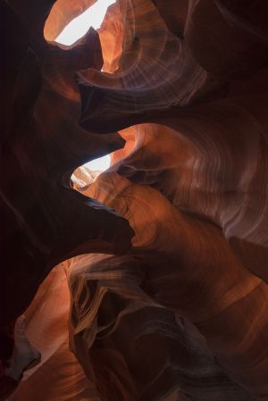 自然风光,峡谷,岩石,仰拍
