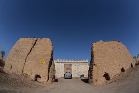 黄土高原,中国,山西,天空,建筑,历史古迹,大同