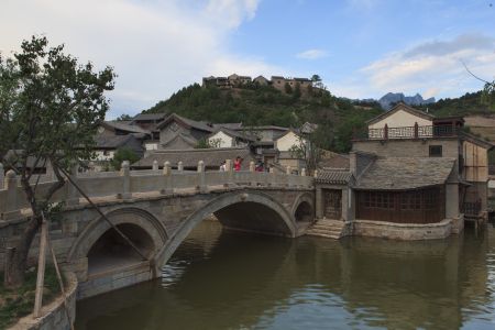 村镇,城镇,江河,建筑,北京