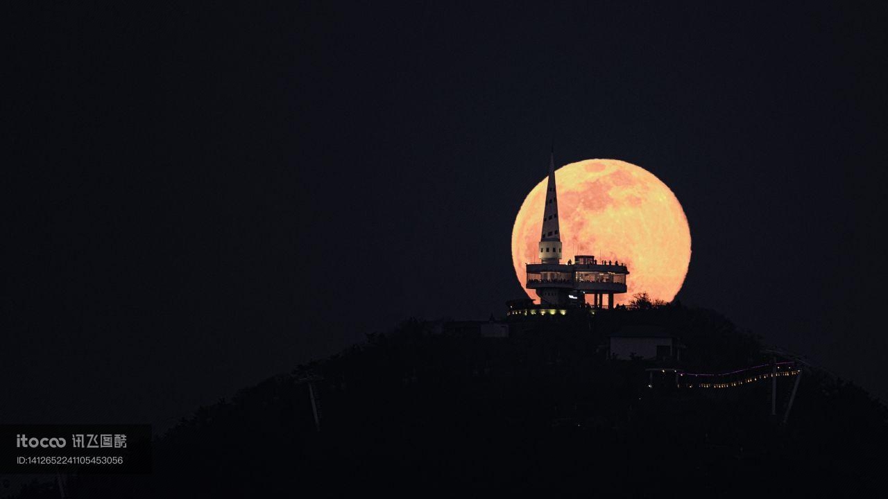 夜晚,月亮,天文摄影